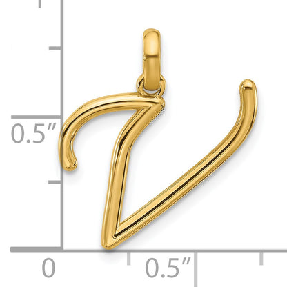 14ky Fancy Letter V