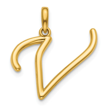 14ky Fancy Letter V