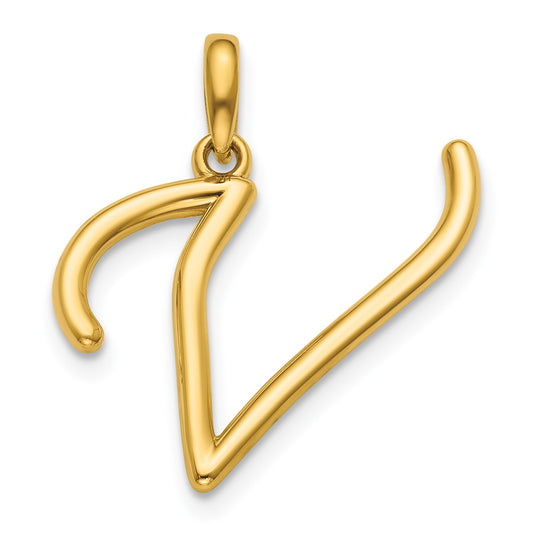 14ky Fancy Letter V