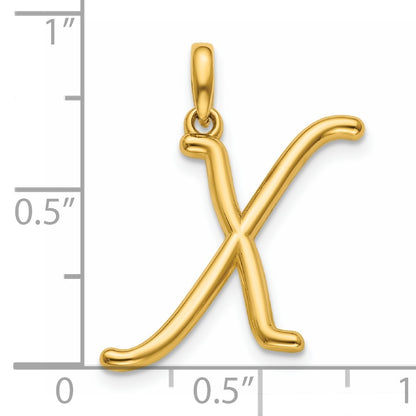 14ky Fancy Letter X