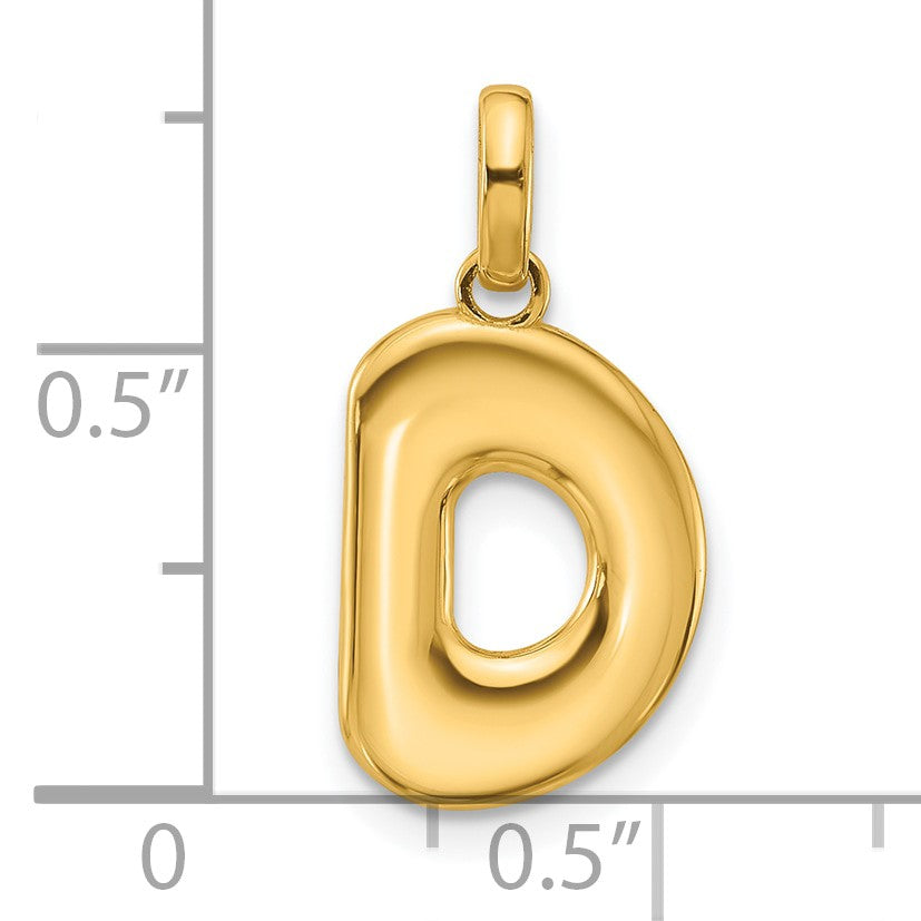14ky Fancy Letter D