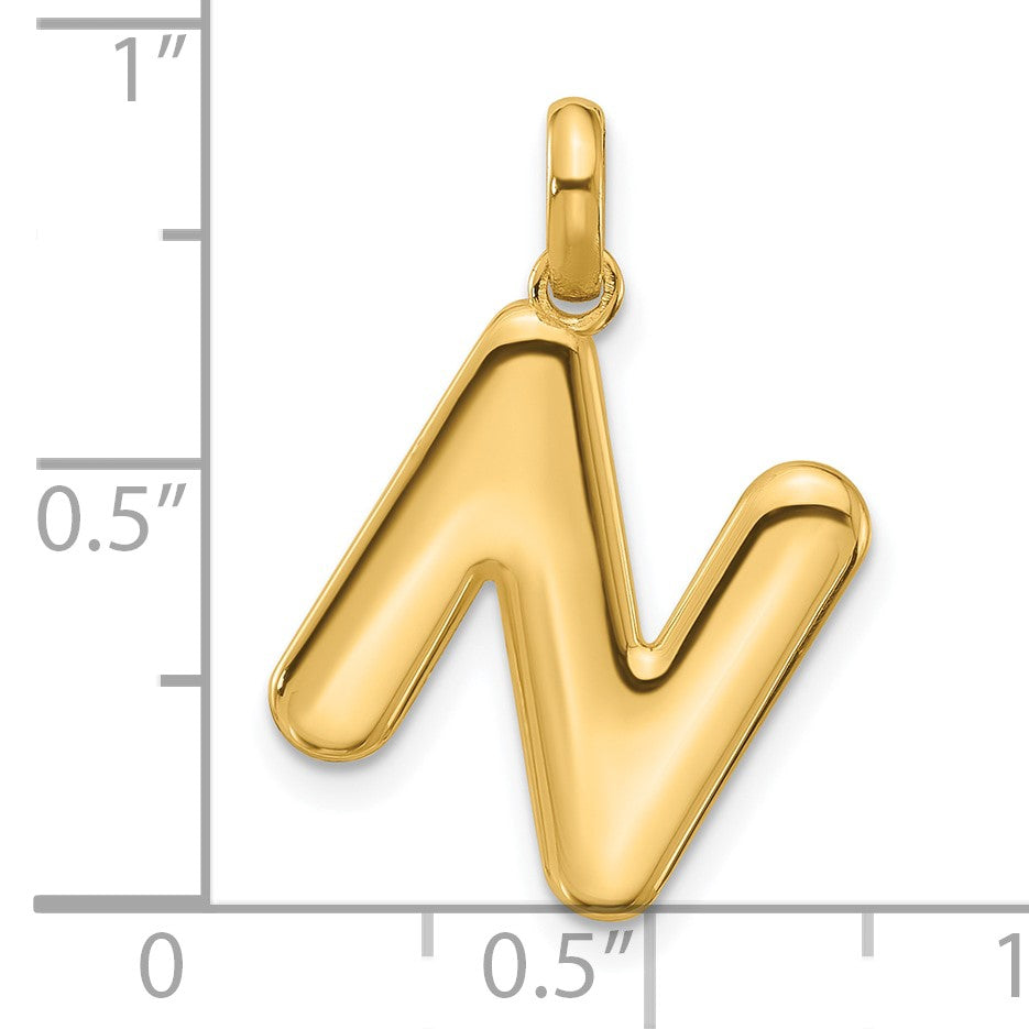 14ky Fancy Letter N