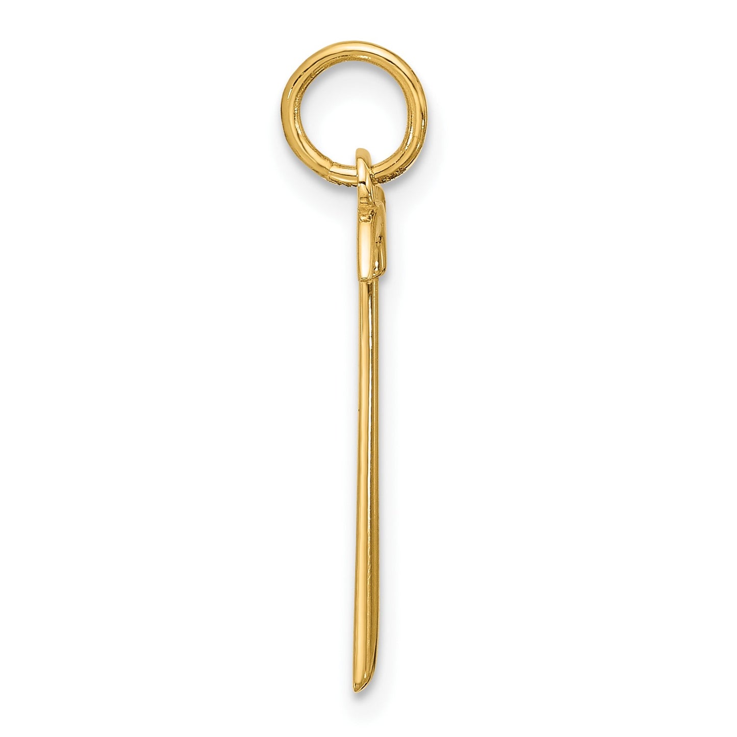 14k Fancy Hammer Charm