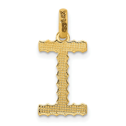 14ky Fancy Twist Letter I