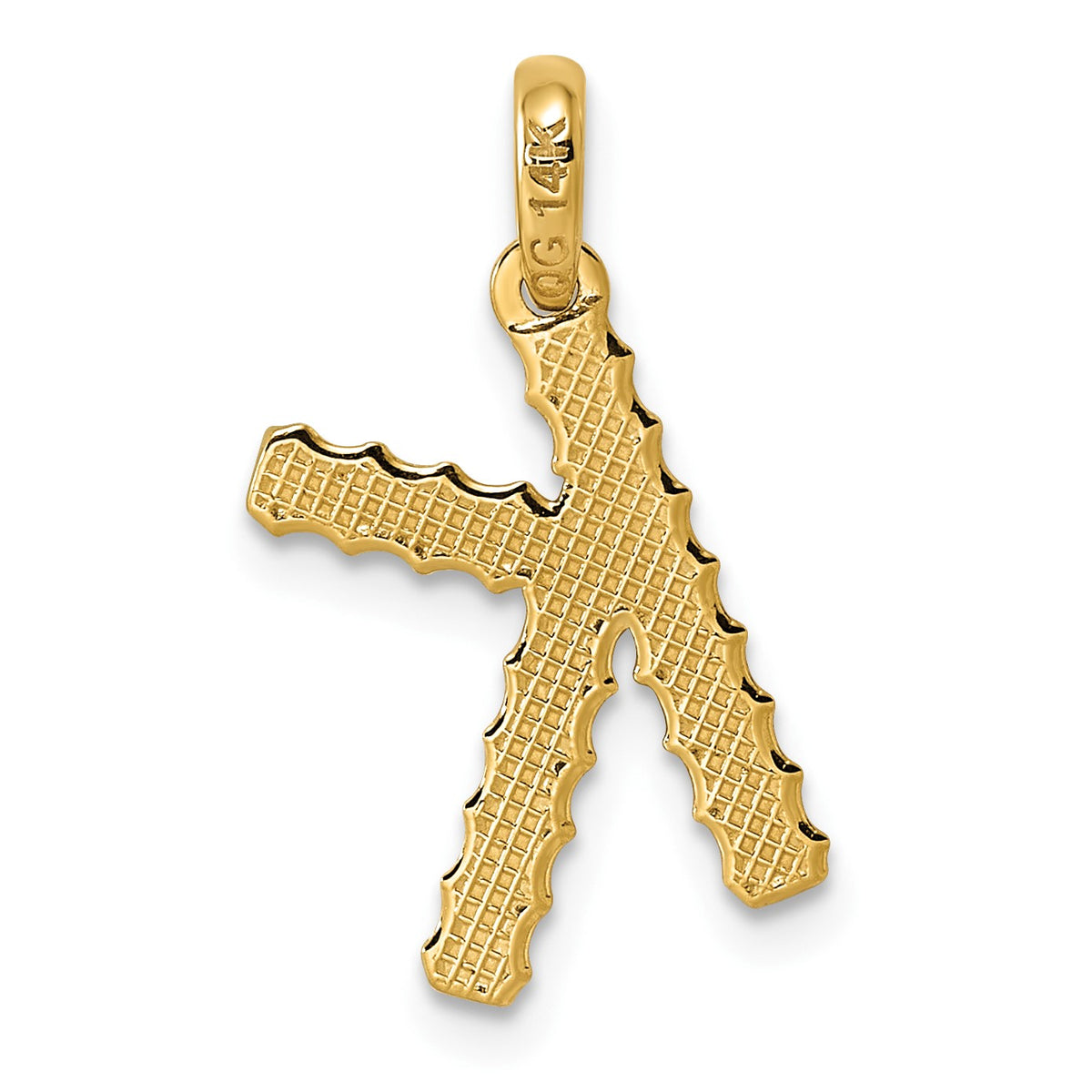 14ky Fancy Twist Letter K