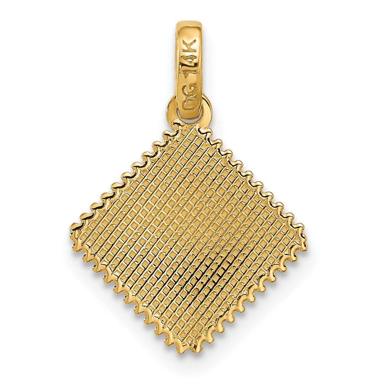 14k Fancy Ravioli Charm