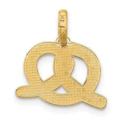 14k Fancy Pretzel Charm