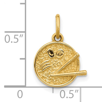 14k Fancy Ramen Bowl Charm