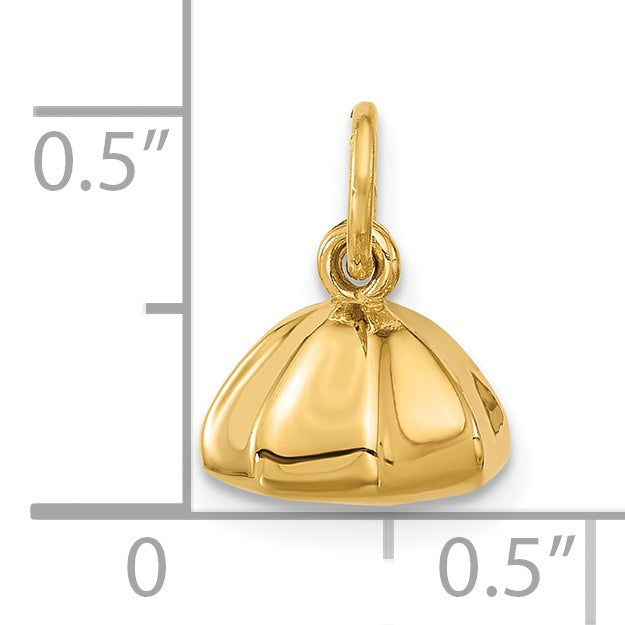 14k Fancy Dumpling Charm