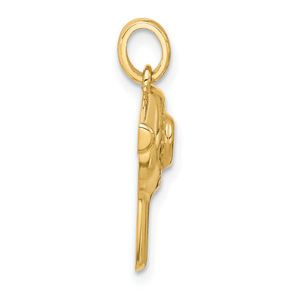 14k Fancy Hairdryer Charm