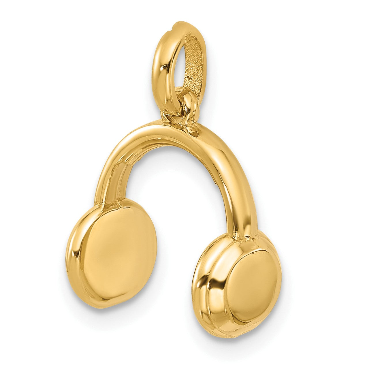 14k Fancy Headphones Charm