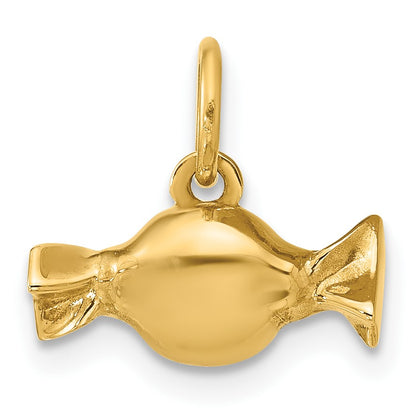 14k Fancy Taffy Candy Charm