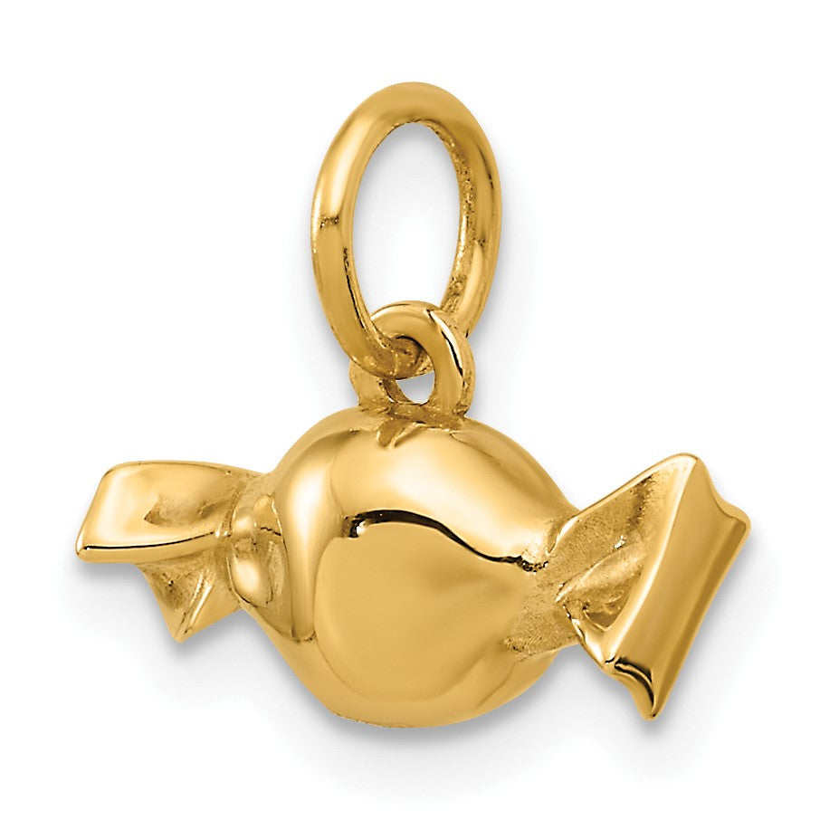 14k Fancy Taffy Candy Charm