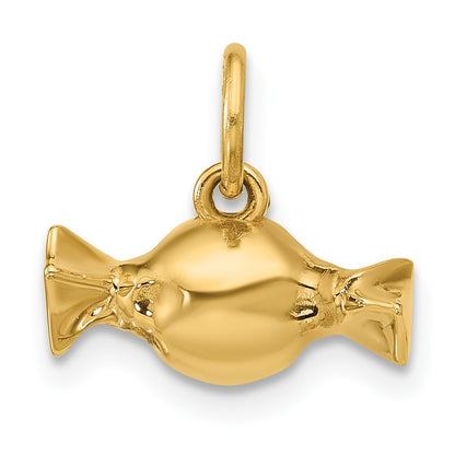 14k Fancy Taffy Candy Charm