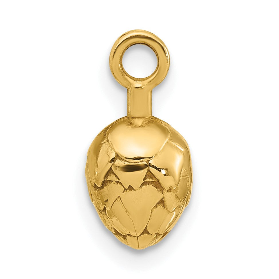 14k Fancy Artichoke Charm