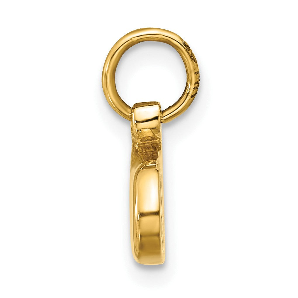14k Enameled Mitten Charm