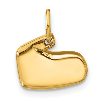 14k Enameled Mitten Charm