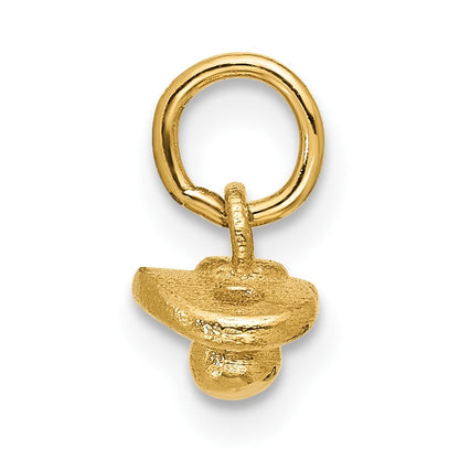 14K Polished Baby Pacifier Pendant