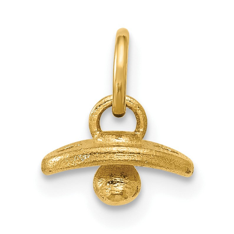14K Polished Baby Pacifier Pendant