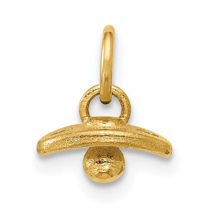 14K Polished Baby Pacifier Pendant