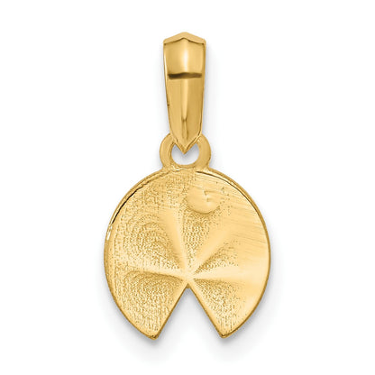 14K Polished Lily Pad Pendant