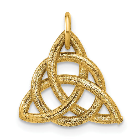 14K Polished Celtic Knot Pendant