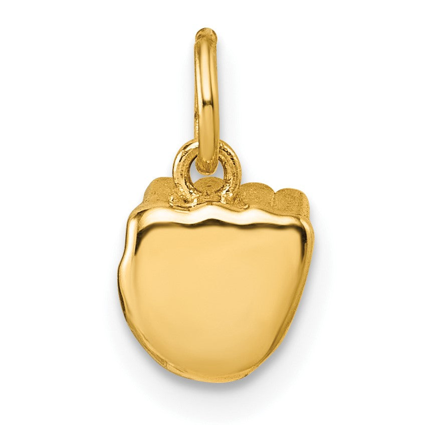 14K American Sign Language Alphabet Fingerspelling Sign S Pendant