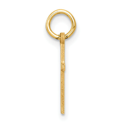 14k Polished Cross Charm