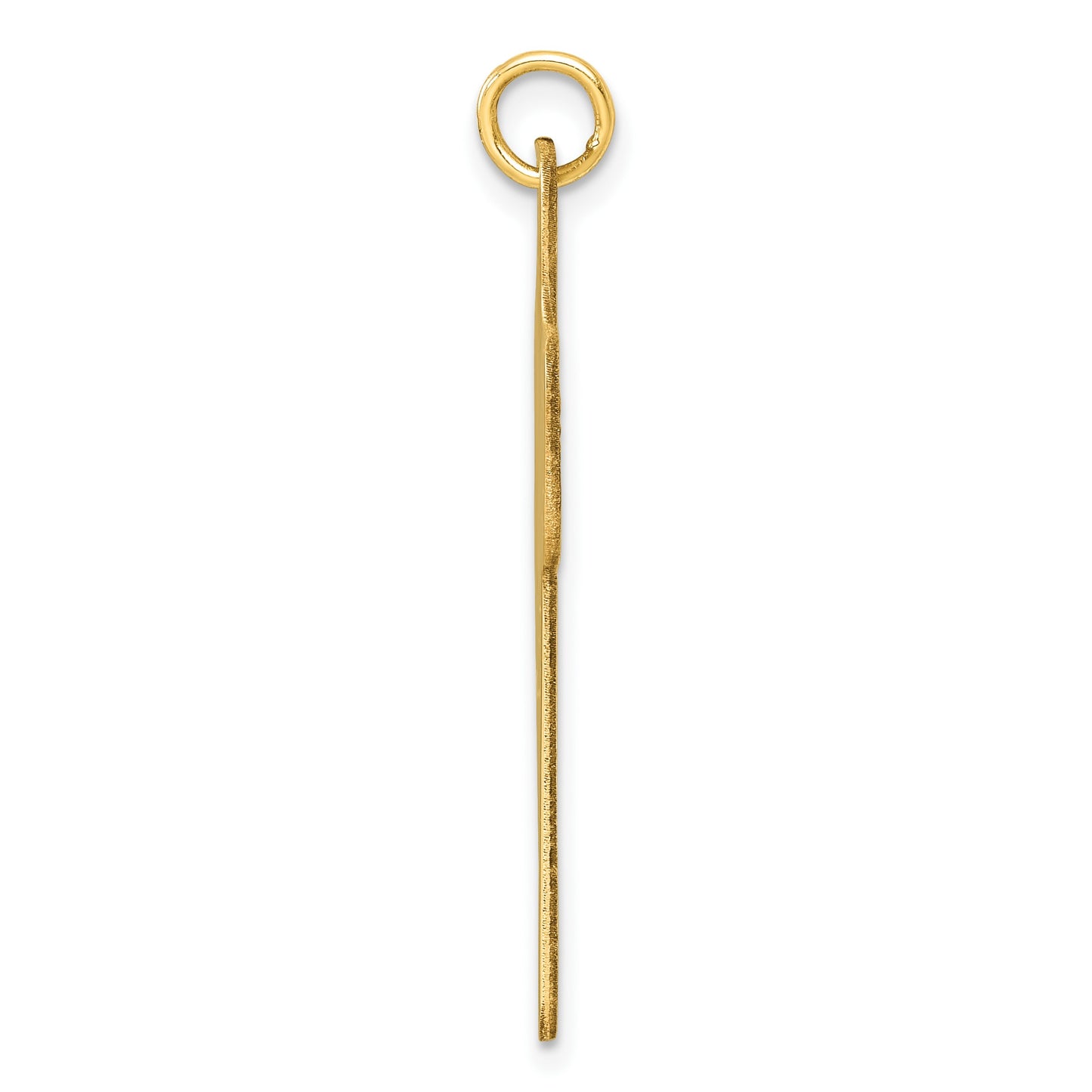 14k Polished Cross Charm