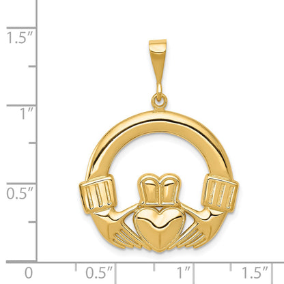 14k Claddagh Pendant