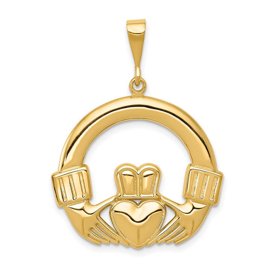 14k Claddagh Pendant