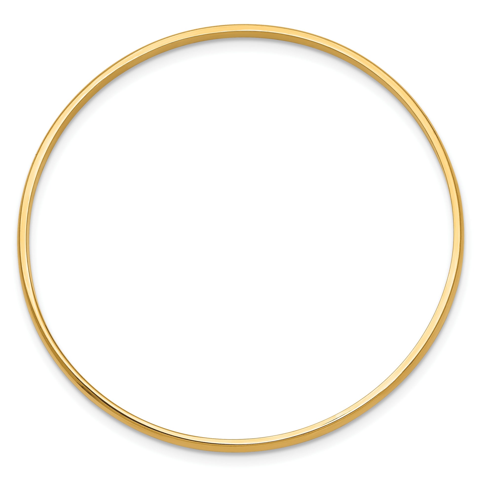 14k Slip-on 2.5mm Baby Bangle Bracelet