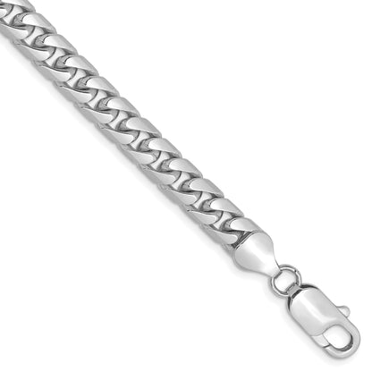 14k White Gold 6.25mm Solid Miami Cuban Chain