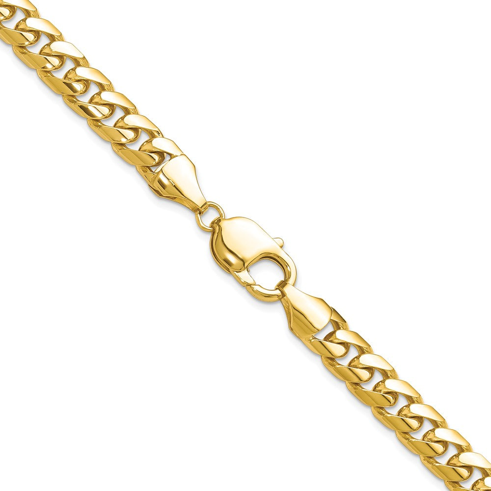 14k 8mm Solid Miami Cuban Chain