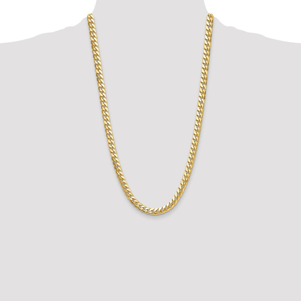 14k 8mm Solid Miami Cuban Chain