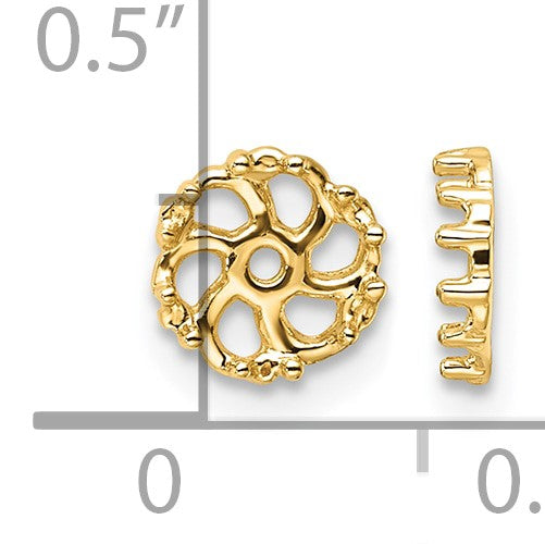 14k Diamond Earring Jacket Mountings