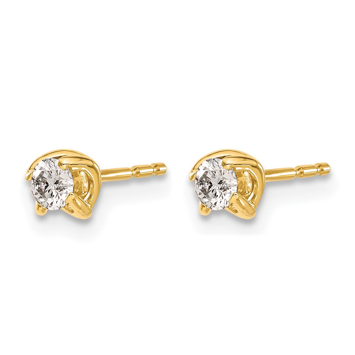 14k 1/5 carat Diamond Post Earrings