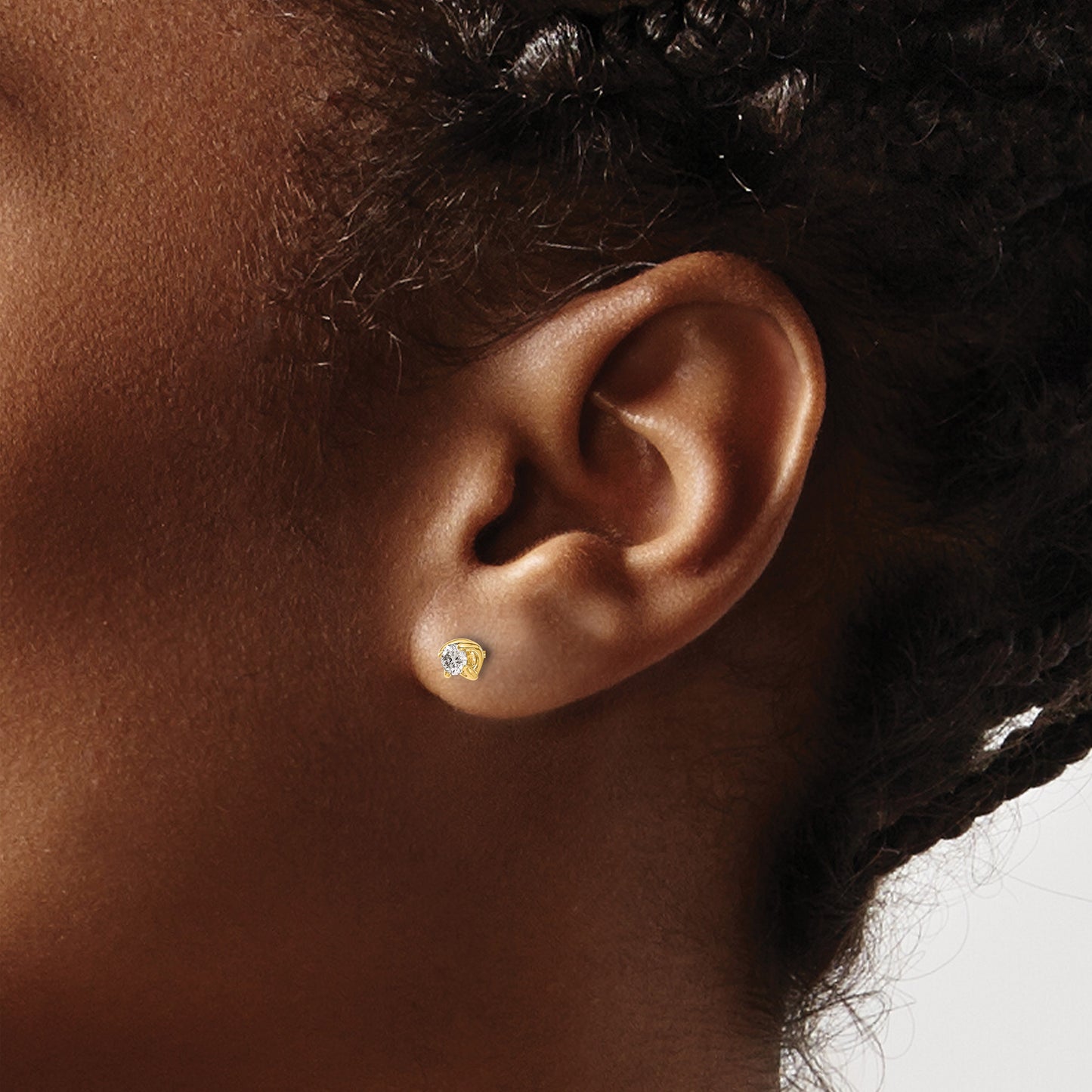 14k 1/5 carat Diamond Post Earrings