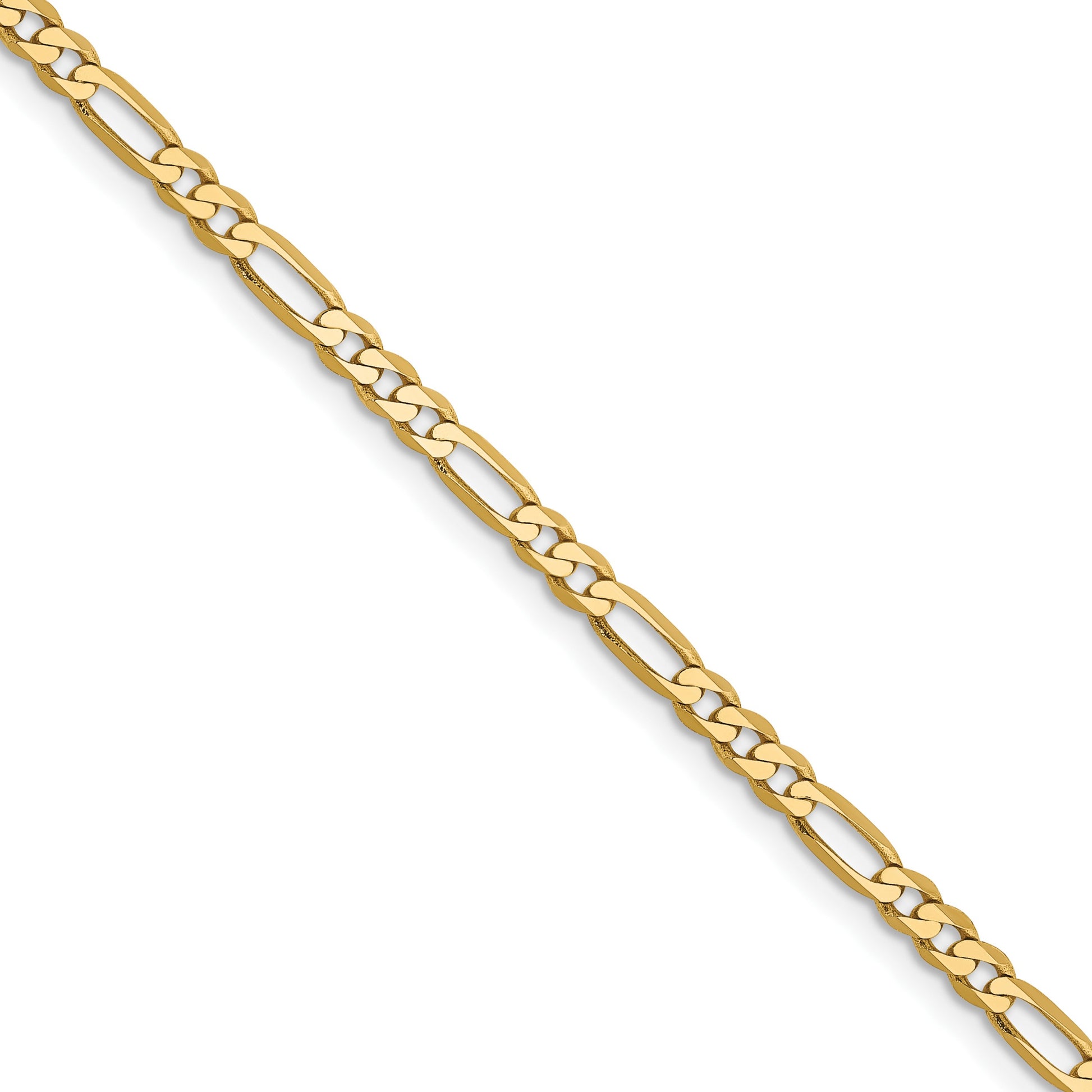 14k 2.75mm Flat Figaro Chain (100 inch Spool)
