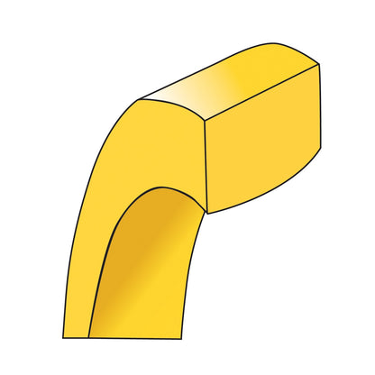14k Yellow Gold 4mm Standard Weight Flat Comfort Fit Wedding Band Size 7.5