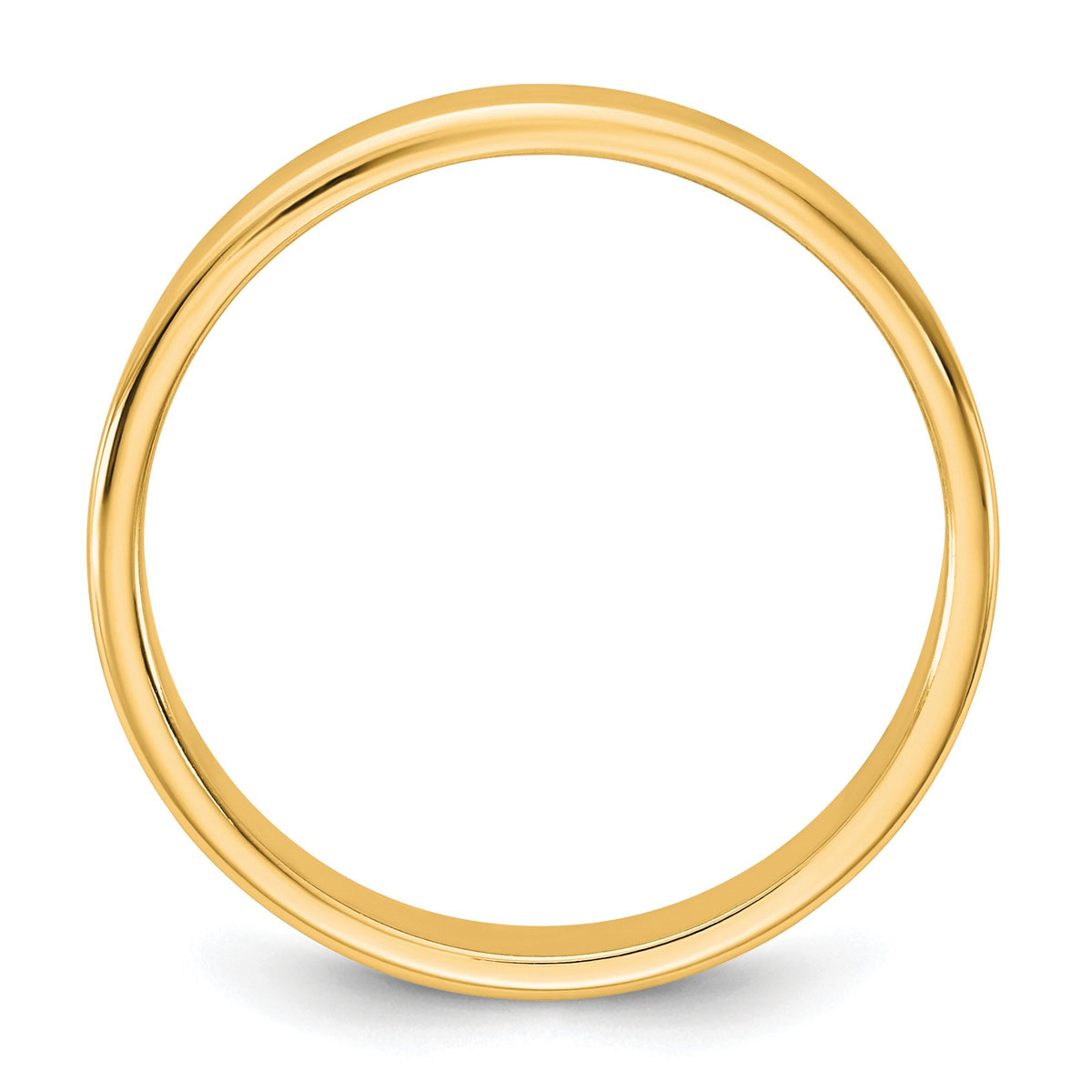 14KY 3.5mm LTW Flat Band Size 5