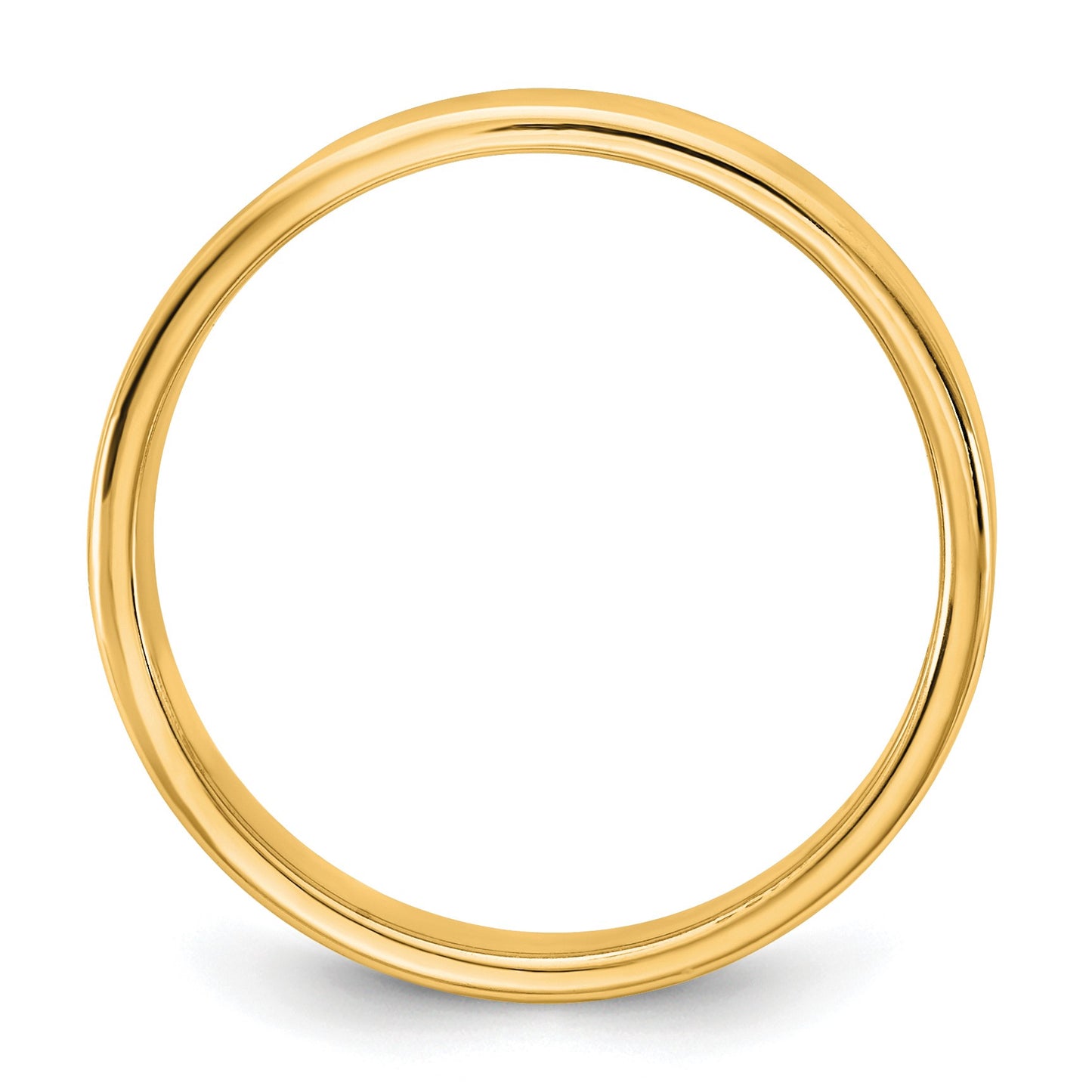 14KY 4.5mm LTW Flat Band Size 11