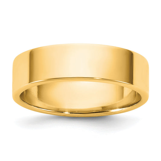 14KY 5.5mm LTW Flat Band Size 10