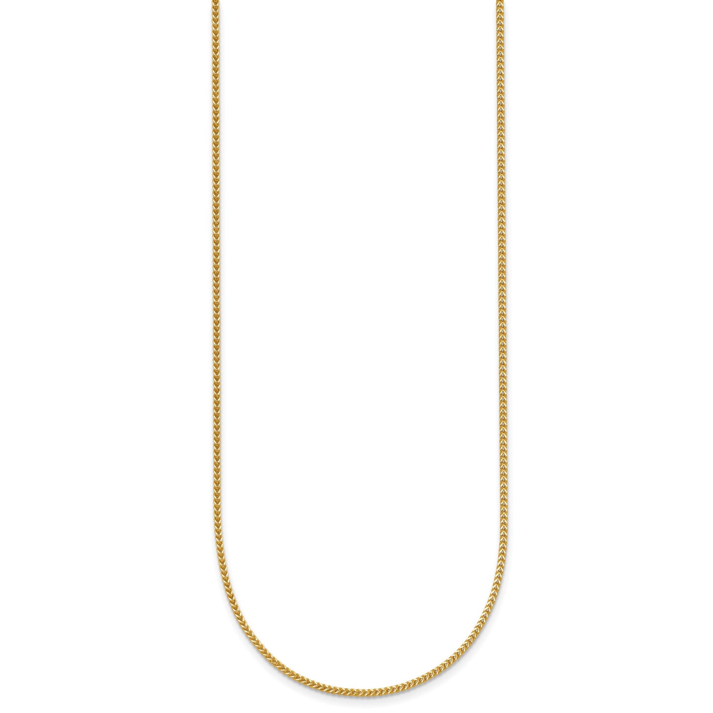 14K 20 inch .9mm Franco with Lobster Clasp Chain