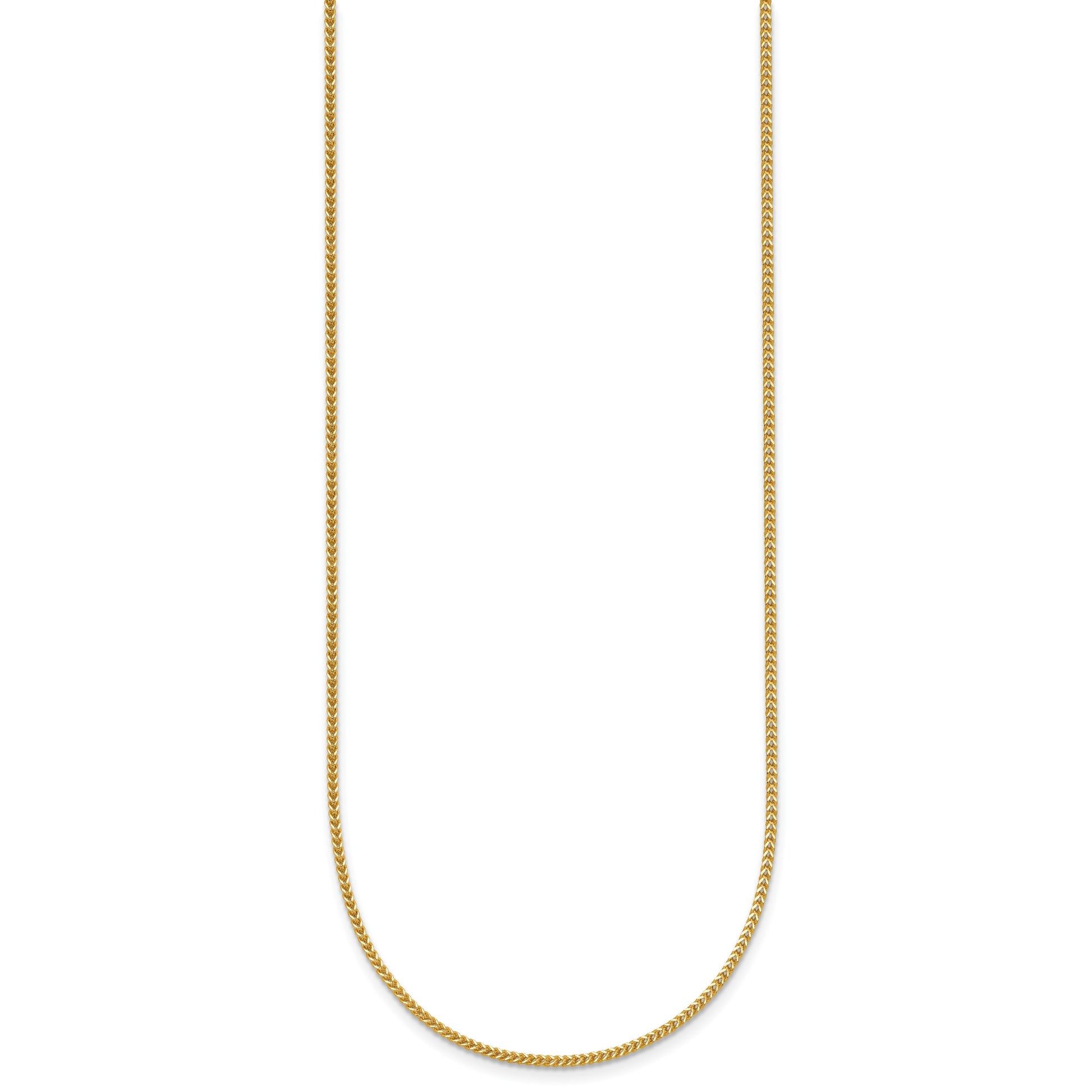 14K 18 inch .9mm Franco with Lobster Clasp Chain