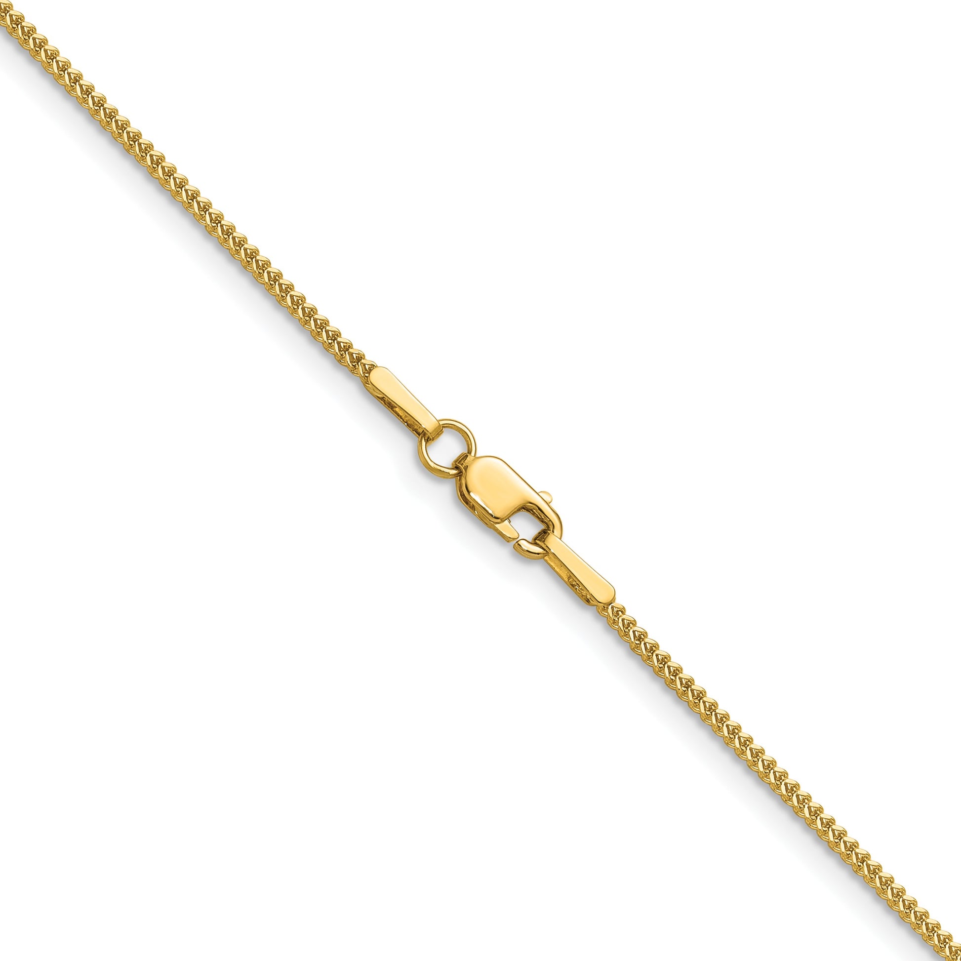 14K 20 inch .9mm Franco with Lobster Clasp Chain