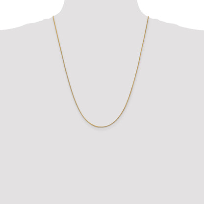 14K 24 inch .9mm Franco with Lobster Clasp Chain