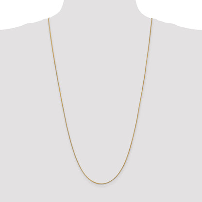 14K 30 inch .9mm Franco with Lobster Clasp Chain
