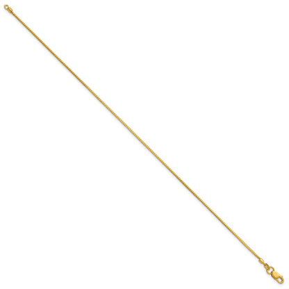 14K 8 inch .9mm Franco with Lobster Clasp Bracelet