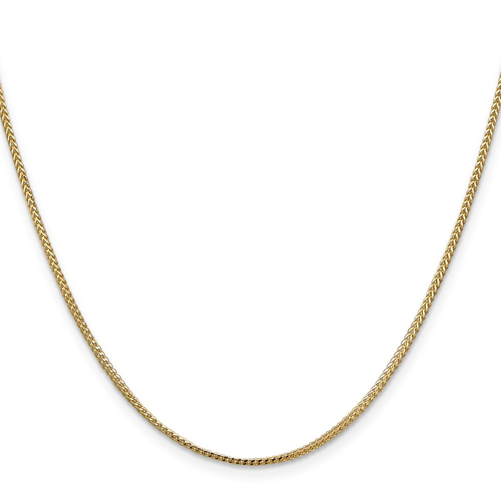 14K 18 inch 1mm Franco with Lobster Clasp Chain